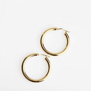 Charles Garnier 18k Golden oGld Hoops