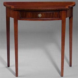 Cherry Finish Console Table