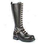 Chrisyan Dior Black Calf-length Laced Boot