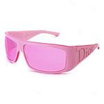 Christian Dior Women's Pink Logo Sunglasses