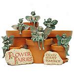 Cicely Mary Barker Set Of 6 Fairy Pot Sitters