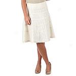 City Unlimited Pure Linen Skirt With Slight Sheen