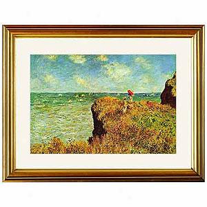 Claude Monet's Etretat Framed Print