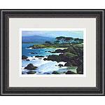 Coastline At Pacific Grove Framed Cunning Print