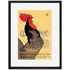 Cocorico Framed Print By Steinlen