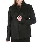 Company By Ellen Tracy Black Linen Blazer