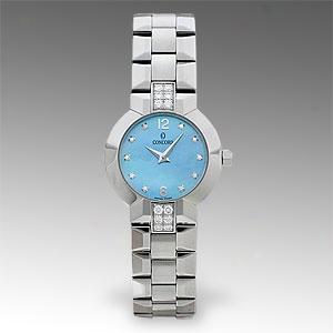 Concord Womens La Scala Stainless Steel Watch