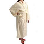 Coral Fleece Super Soft Ivory Bath Robe