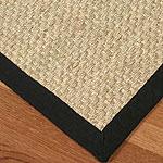 Cottage Living Seagrass Rug With Black Trim