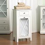 Cot White Pullout Hamper With Pullout Drawer