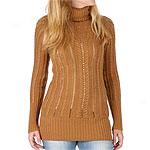 Cris Long Cable Knit Turtleneck Sweater