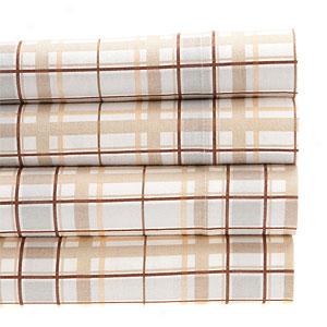 Croscill Plaid Flannel Sheet Set