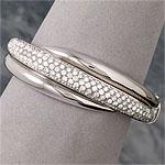 Damiani 18k 4.65 Cttw. Diamond Band Bracelet