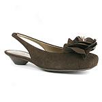 Daniblack Emotion Suede Slingback With Flower