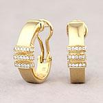 Di Modolo 18k 0.26 Cttw. Diamond Hoop Earrings