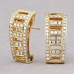 Di Modolo 18k 0.88 Cttw. Diaond Hoop Earrings