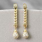 Di Modolo 18k 1.40 Cttw. Diamonx Ball Earrings