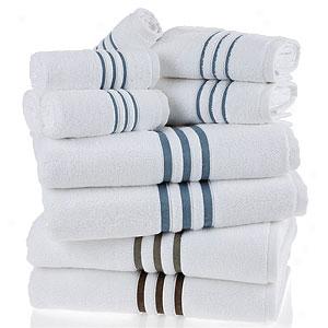 Divatex Stripe Ringspun 8pc Towel Set