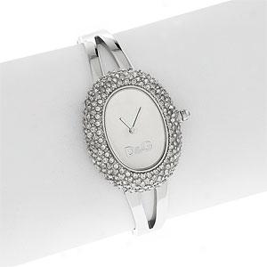 Dolce & Gabbana Womens Music Silver Watch