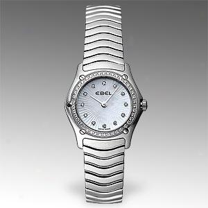 Ebel Womens Classic Wave 0.42 Cttw. Diamond Watch