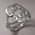 Ecclectic Sterling Silver Flower Ring