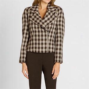 Ellen Tracy Espresso Menswearjacket