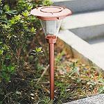 Essentials Copper Walkway Solar Light