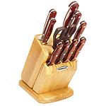 Farberware 11pc Pakak Wood Cutlery Set Swivel