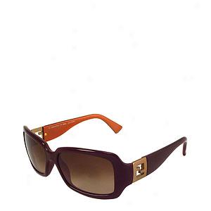 Fendi Womens Fs451 Rectangular Sunglasses