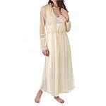 Flora Nikrooz Butter Victorian Chic Lace Robe