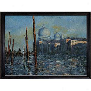 Framed Monet The Grand Canal, Venice Oil Painting