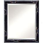 French Polyneeian Bamboo Ftamed Mirror
