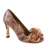 G-2 By Two Lips Roun Toe Pump With Leopard Bow