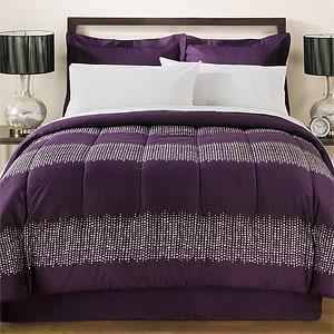 Glitter Purple 8pc Bedding Ensemble