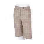 Grace Dane Lewis Istanbul Plaid Cotton City Shorts