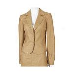 Grace Dane Lewis Petite Camel Blazer With Rivets