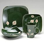 Green Branches 16pc Dinnerware Set