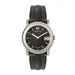 Gucci Men's G Round Sdies Watch Ya101304