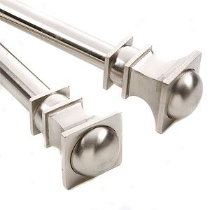 Half Round Nickel Curtain Rods