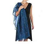 Helen Welsh Silk Organza Beaded Fringe Wrap