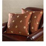Helix Set Of 2 100% Silk Luxury Pillows