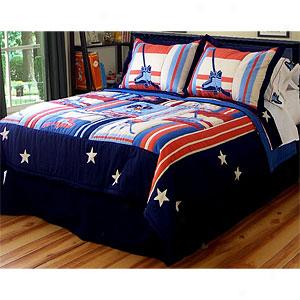 Hockey Cotton Quilt Set