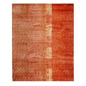 Humbolt Multicolored Hand Knotted Wool Rug