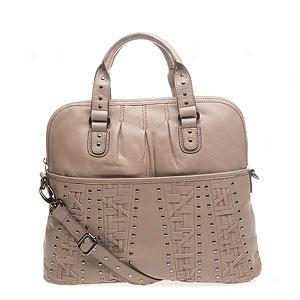 Hype Gloria Taupe Crossbody Satchel