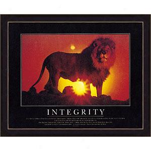 Integrity Framed Print