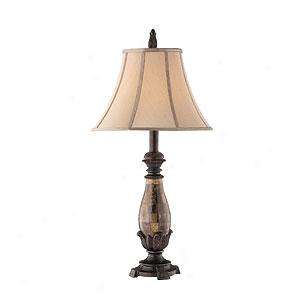 Italian Calico Marble 31in Table Lamp