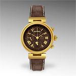 Jacques Lemans Men's Gold Plated Chrono Watch