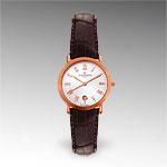 Jacques Lemans Women's Brown Leather Geneve Watch