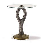 Jd Chamberlain O Glass Accent Table