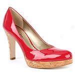 Jessica Simpson Barb Cork Platform Patent Pump